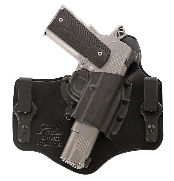 Galco KC600B KingTuk Classic IWB Black Kydex/Leather UniClip Compatible w/Glock 42 Belt 1.75" Wide Right Hand