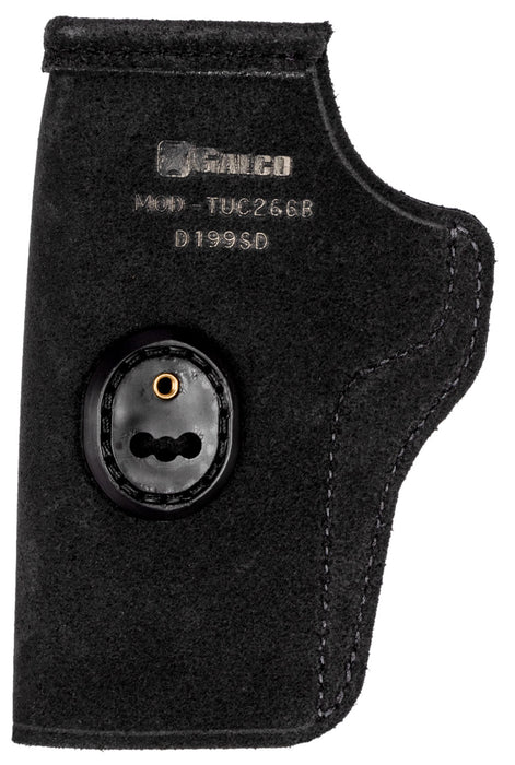 Galco TUC266B Tuck-N-Go 2.0 IWB Black Leather UniClip/Stealth Clip Fits 1911/4-4.25" Barrel Ambidextrous