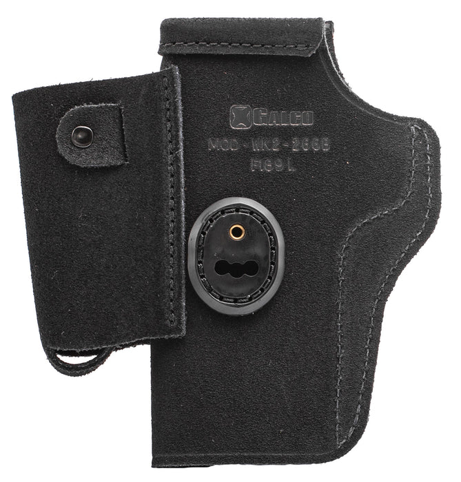 Galco WK2266B WalkAbout 2.0  IWB Black Leather UniClip/Stealth Clip Fits 1911 Fits 4-4.25" Barrel Ambidextrous