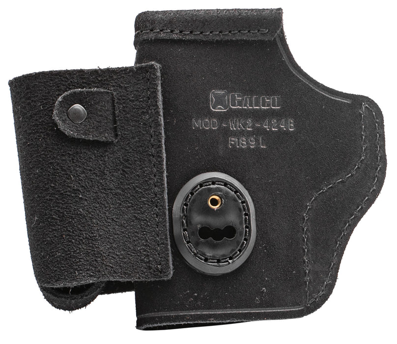 Galco WK2424B WalkAbout 2.0  IWB Black Leather UniClip/Stealth Clip Fits 1911 Fits 3" Barrel Ambidextrous