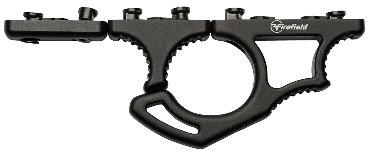 Firefield FF35007 Rival-XL Foregrip Matte Black Aluminum KeyMod Mounted for AR-Platform