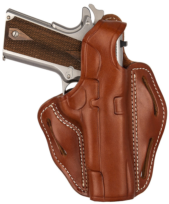 1791 Gunleather BHX1CLCBRR BHX  OWB 01 Classic Brown Leather Belt Slide Fits 4-5" 1911