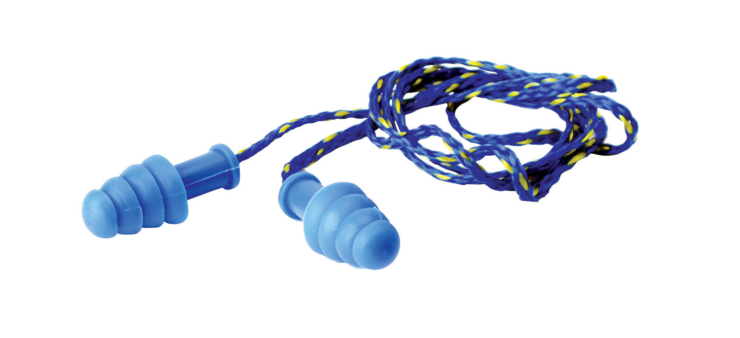 Walker's GWPTPRCORDBL Corded Foam Ear Plugs 27 dB In The Ear Blue Adult