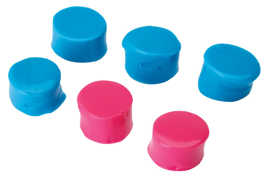 Walker's GWPSILPLGPKTL Silicone Putty  Silicone 32 dB In The Ear Pink Teal Adult 3 Pack