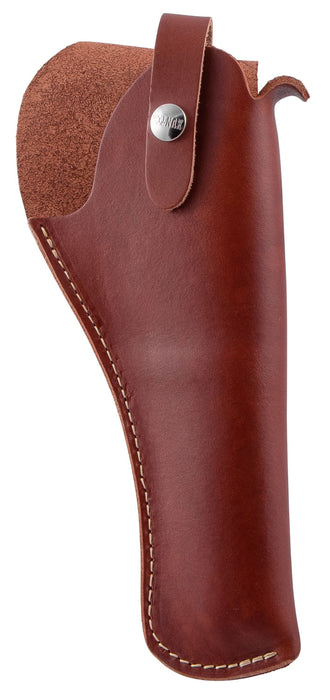 Hunter Company 24004 Crossdraw  OWB Size 04 Chestnut Tan Leather Belt Slide Fits Med/Lg DA Revolver Fits 6" Barrel Right Hand