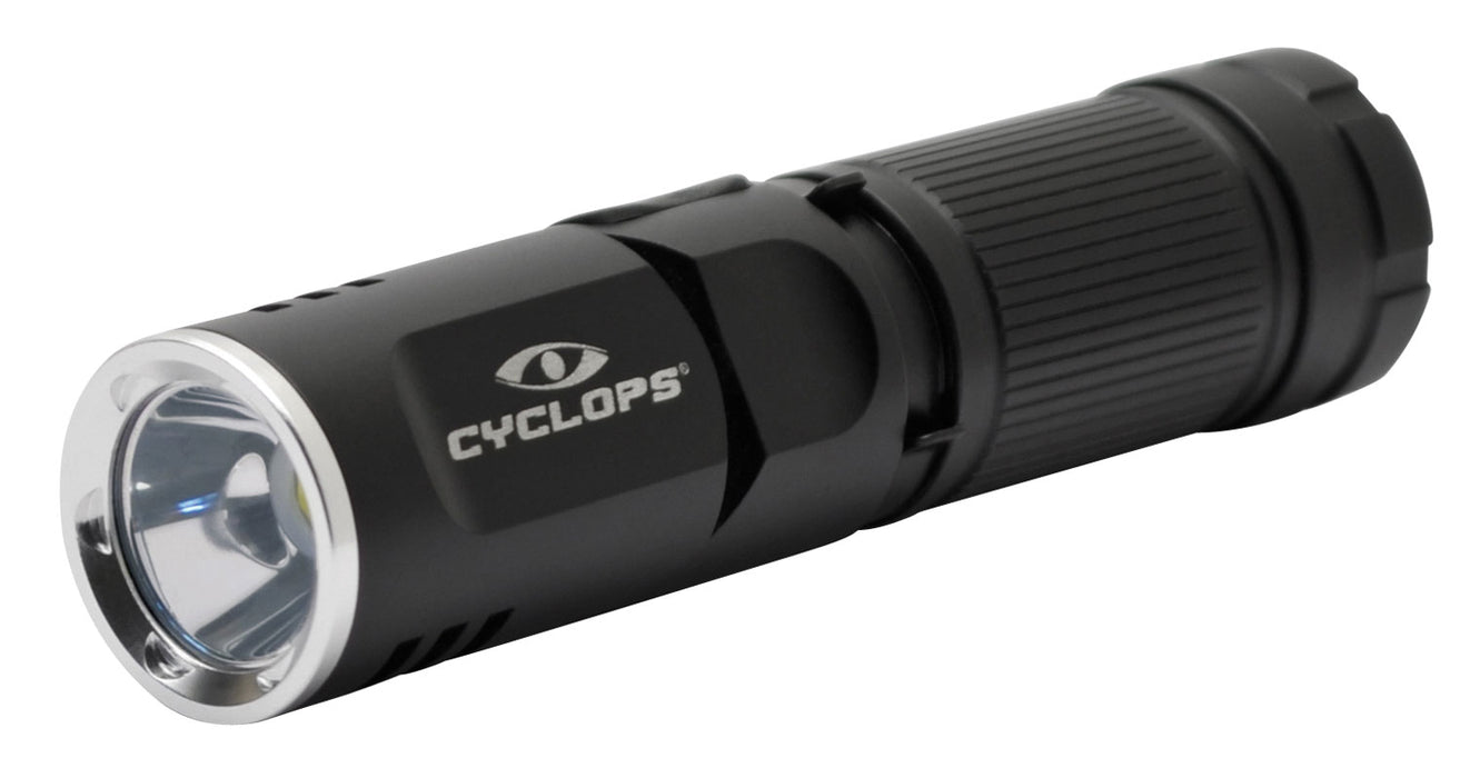 Cyclops CYCFLX400 FLX400 LED Flashlight  Black Anodized 160/400 Lumens White LED