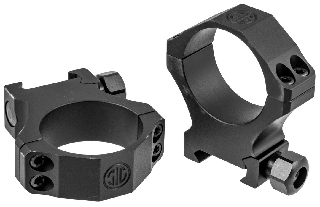 Sig Sauer Electro-Optics SOA10018 Alpha 1  Matte Black 34mm Extra High 0 MOA