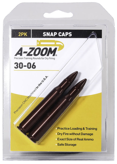 A-Zoom 12227 Rifle Snap Cap 30-06 Springfield Aluminum 2 Pack