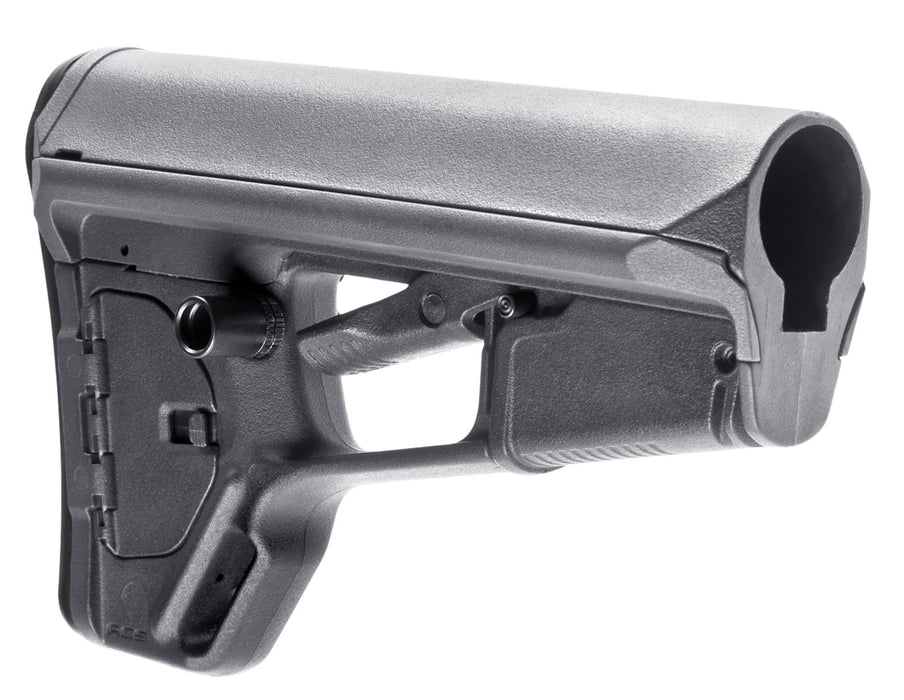 Magpul MAG378-GRY ACS-L Carbine Stock Stealth Gray Synthetic for AR-15, M16, M4 with Mil-Spec Tube (Tube Not Included)