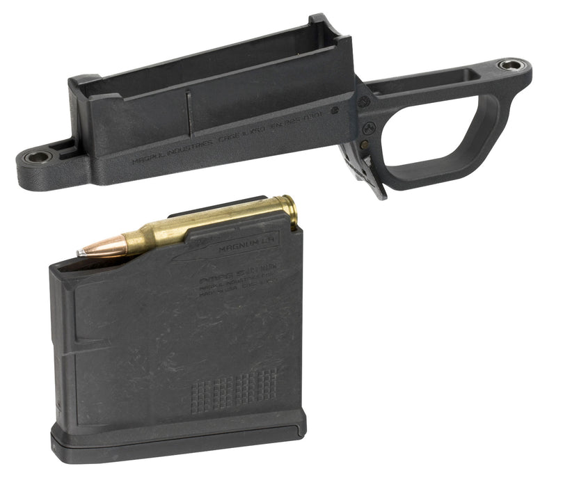 Magpul MAG569-BLK Bolt Action Mag Well Hunter 700L Stock Made of Polymer w/ Black Finish Includes PMAG5 AC Magazine