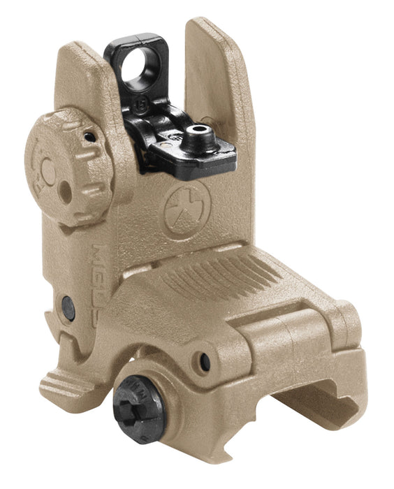 Magpul MAG248-FDE MBUS Sight Rear  Flat Dark Earth Folding for AR-15/M16