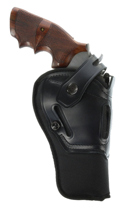 Galco SR86B Switchback  OWB Black Leather Belt Slide Fits S&W X Frame 500/Taurus Raging Bull/6.50" Barrel Ambidextrous