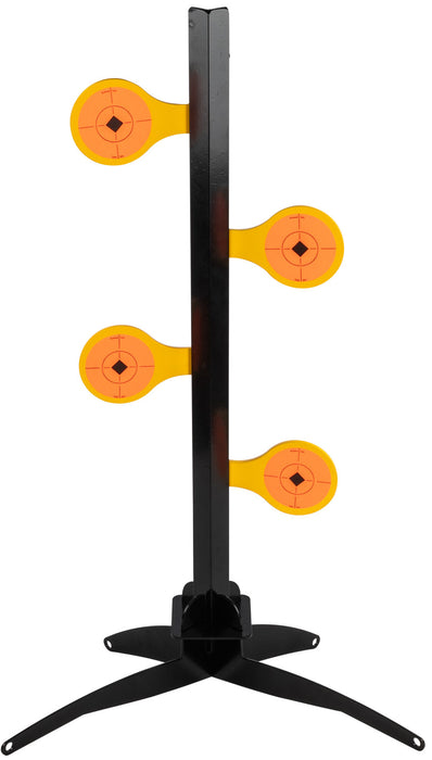 Birchwood Casey 47421 World of Targets Dueling Tree 3.50" Rimfire Pistol/Rifle Orange/Yellow Steel Circle w/Crosshair & Diamond