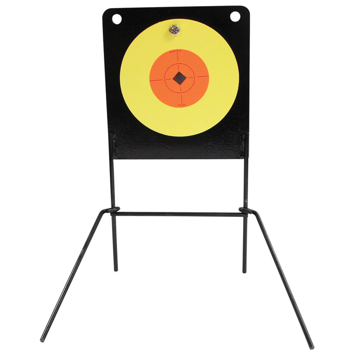 Birchwood Casey 47652 World of Targets Spoiler Alert Rimfire Pistol/Rifle Orange/Yellow AR400 Steel