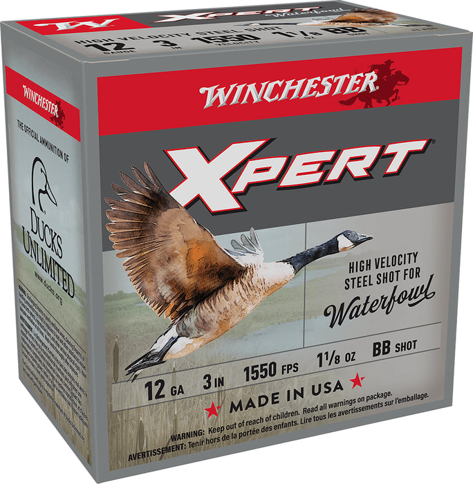 Winchester Ammo WEX123H1 Super X Xpert High Velocity 12Gauge 3" 1 1/4oz 1Shot 25 Per Box/10 Case