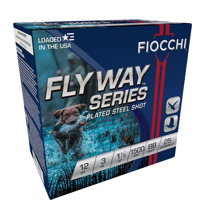 Fiocchi 123STBB Flyway  12 Gauge 3" 1 1/8 oz 1500 fps BB Shot 25 Bx/10 Cs