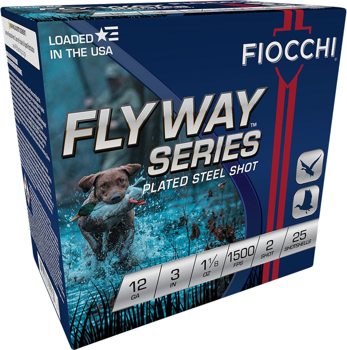 Fiocchi 123ST2 Flyway  12Gauge 3" 1 1/8oz 2Shot 25 Per Box/10 Case