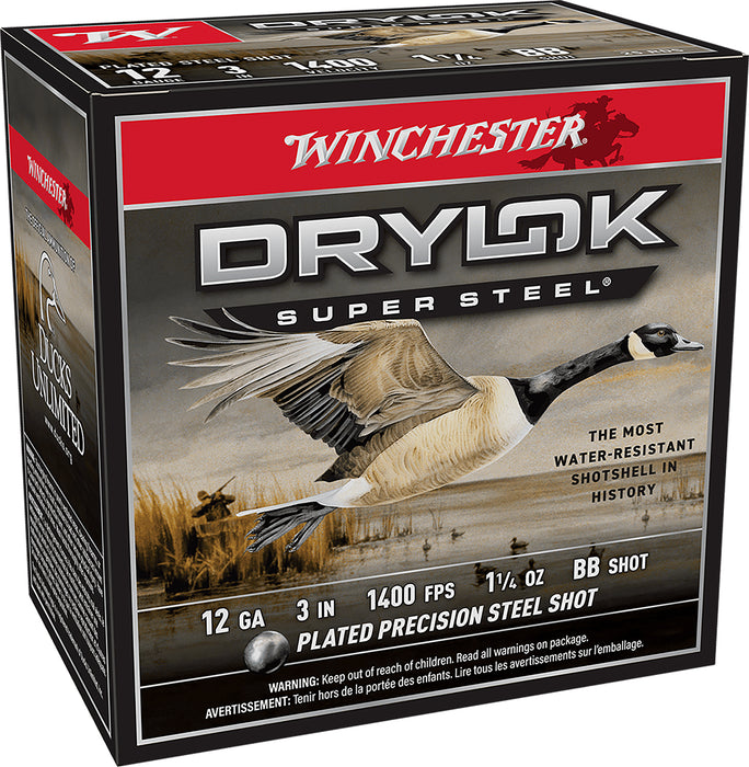 Winchester Ammo XSV123BB DryLock Super Magnum 12 Gauge 3" 1 1/4 oz 1400 fps BB Shot 25 Bx/10 Cs