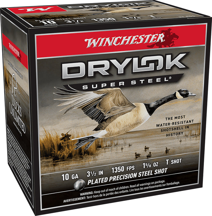 Winchester Ammo XSC10T DryLock Super Magnum 10 Gauge 3.50" 1 5/8 oz 1350 fps T Shot 25 Bx/10 Cs