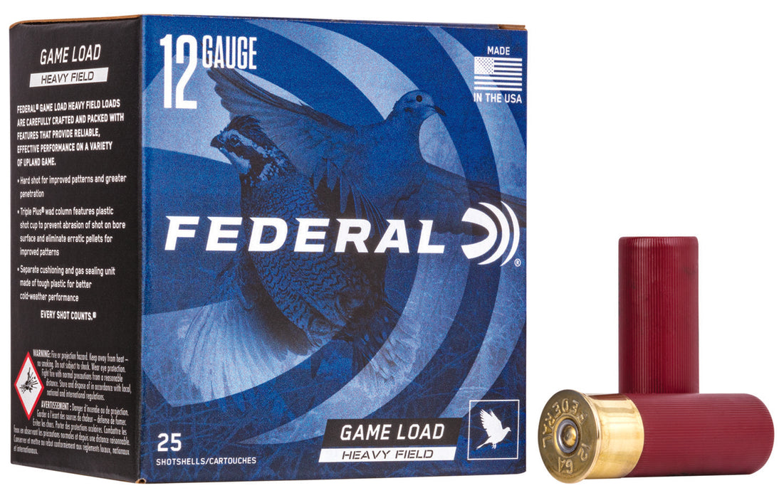 Federal H12375 Game-Shok Heavy Field 12Gauge 2.75" 1 1/8oz 7.5Shot 25 Per Box/10 Case