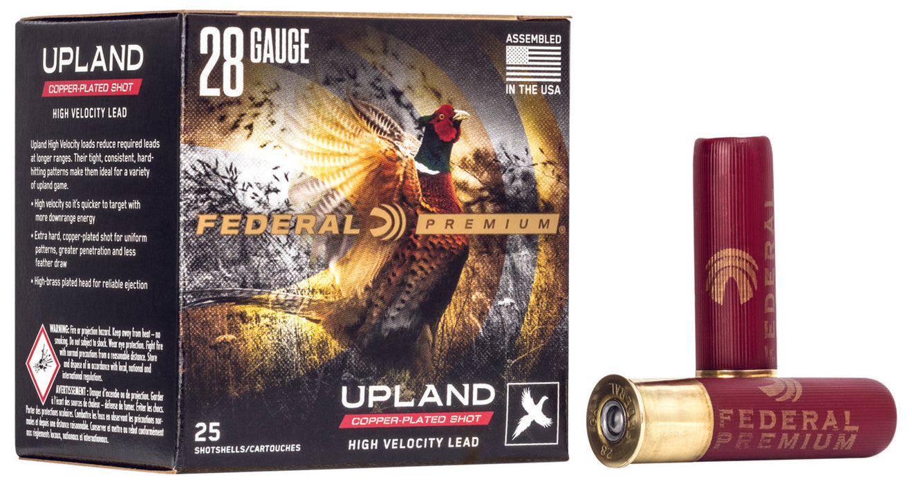 Federal P2836 Premium Wing-Shok High Velocity 28 Gauge 2.75" 3/4 oz 1295 fps 6 Shot 25 Bx/10 Cs