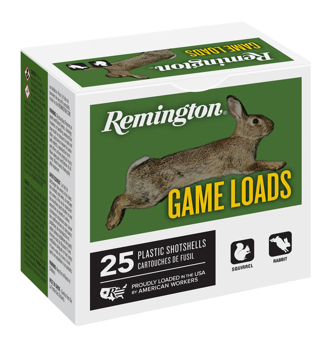 Remington Ammunition 20028 Game Load  12Gauge 2.75" 1oz 6Shot 25 Per Box/10 Case