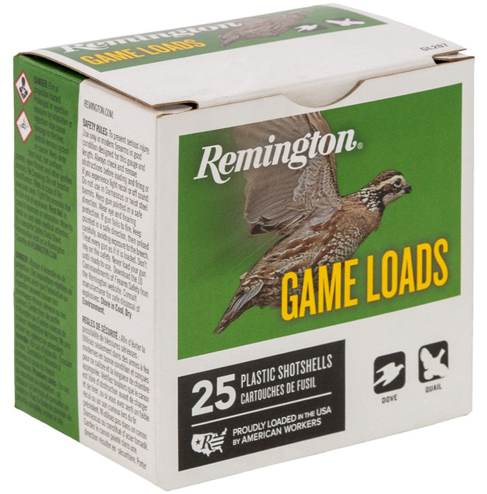 Remington Ammunition 20030 Game Load  12Gauge 2.75" 1oz 7.5Shot 25 Per Box/10 Case