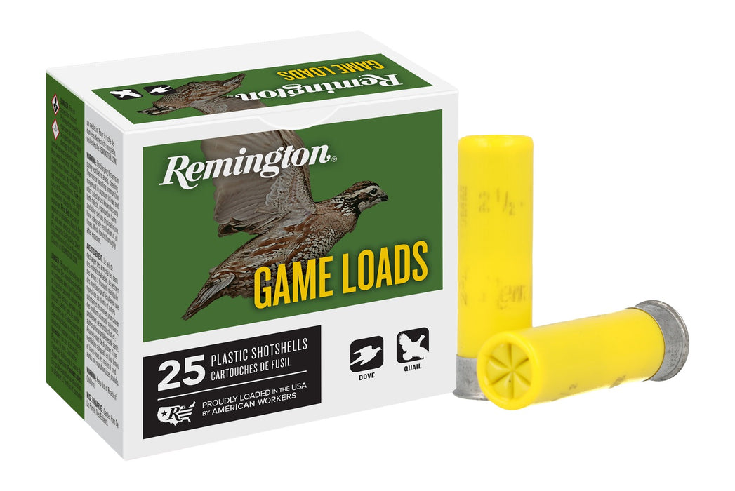 Remington Ammunition 20044 Game Load  20Gauge 2.75" 7/8oz 8Shot 25 Per Box/10 Case