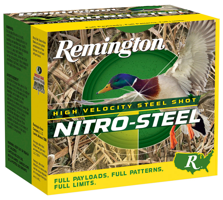 Remington Ammunition 20798 Nitro-Steel  12 Gauge 3" 1 1/4 oz 1450 fps 2 Shot 25 Bx/10 Cs