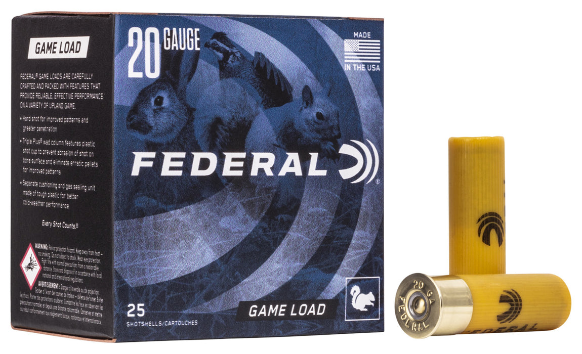 Federal H20075 Game-Shok  20 Gauge 2.75" 7/8 oz 1210 fps 7.5 Shot 25 Bx/10 Cs