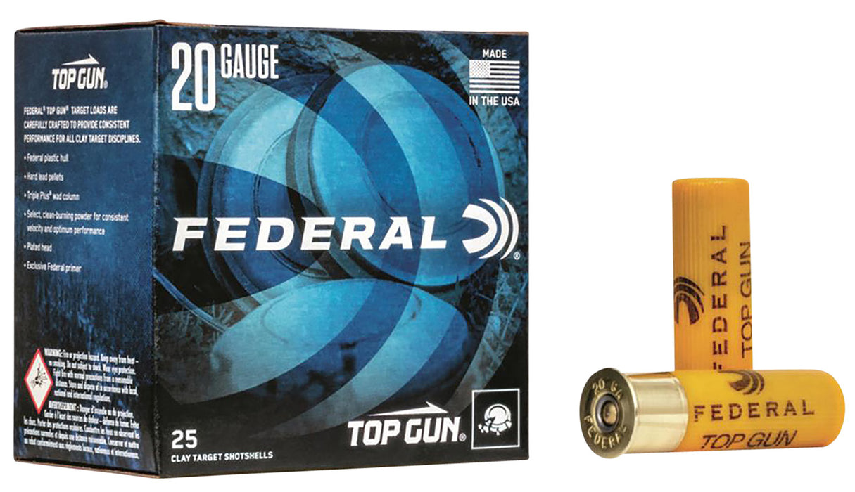 Federal TG209 Top Gun  20 Gauge 2.75" 7/8 oz 1210 fps 9 Shot 25 Bx/10 Cs