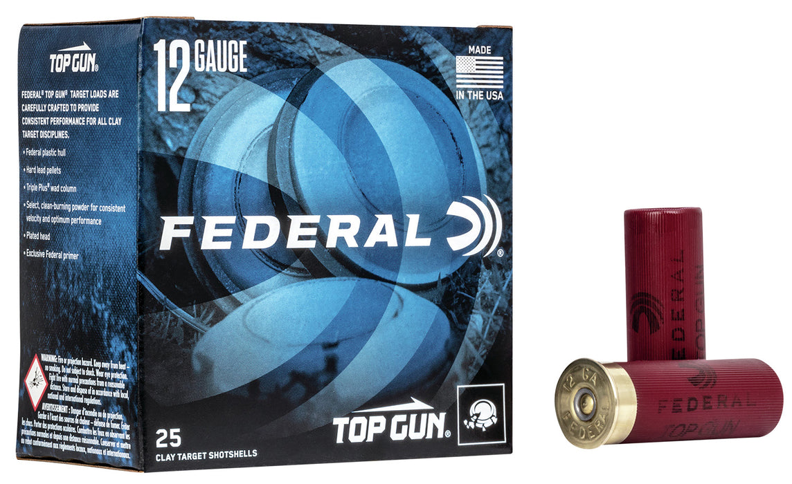 Federal TGL1275 Top Gun  12Gauge 2.75" 1 1/8oz 7.5Shot