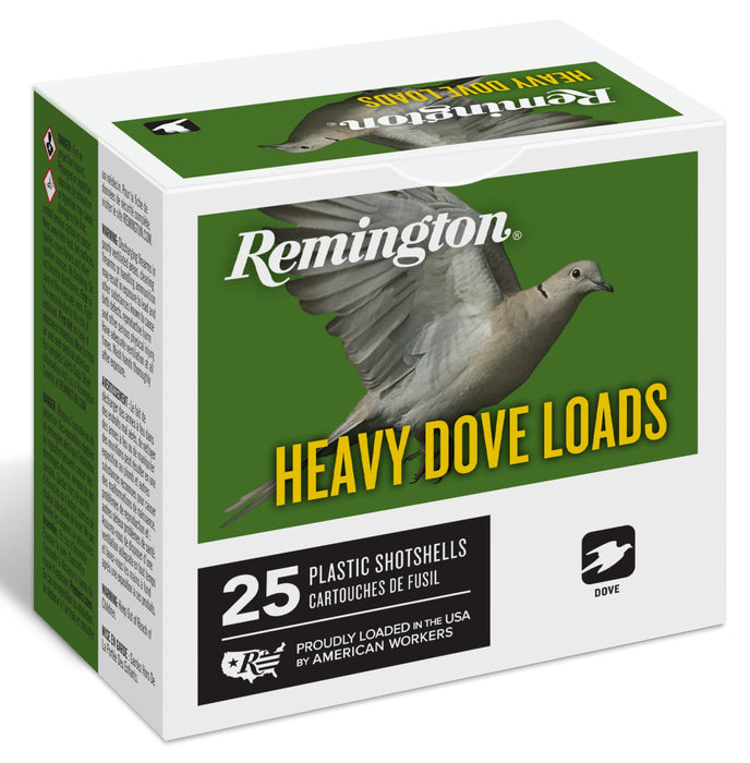 Remington Ammunition 28755 Heavy Dove Loads  12Gauge 2.75" 1 1/8oz 7.5Shot 25 Per Box/10 Case