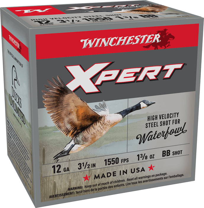 Winchester Ammo WEX12LBB Super X Xpert High Velocity 12Gauge 3.50" 1 3/8oz BBShot 25 Per Box/10 Case