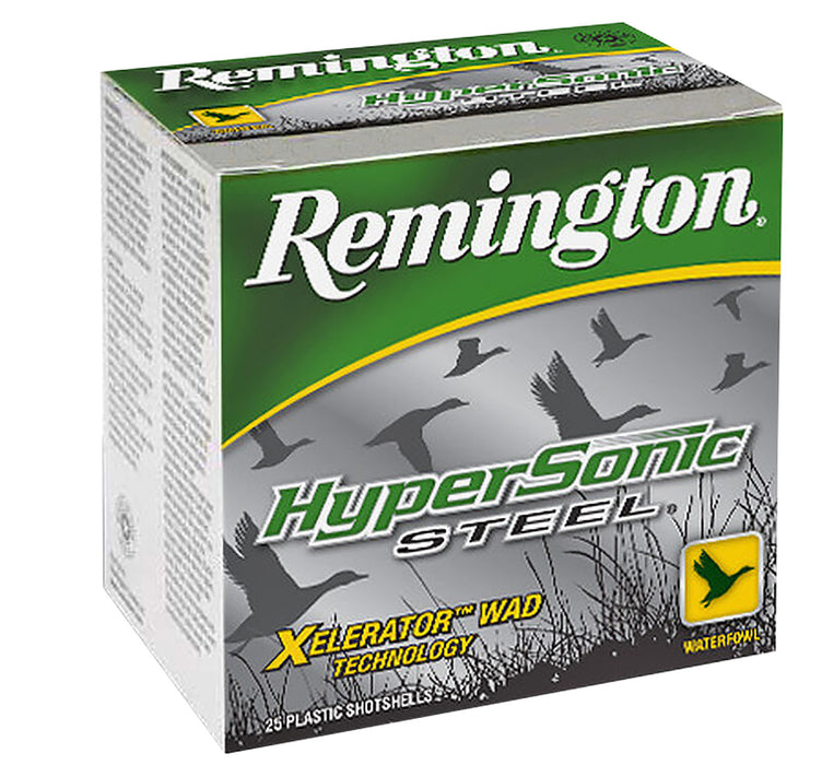 Remington Ammunition 26825 HyperSonic Steel  20 Gauge 3" 7/8 oz 1600 fps 4 Shot 25 Bx/10 Cs