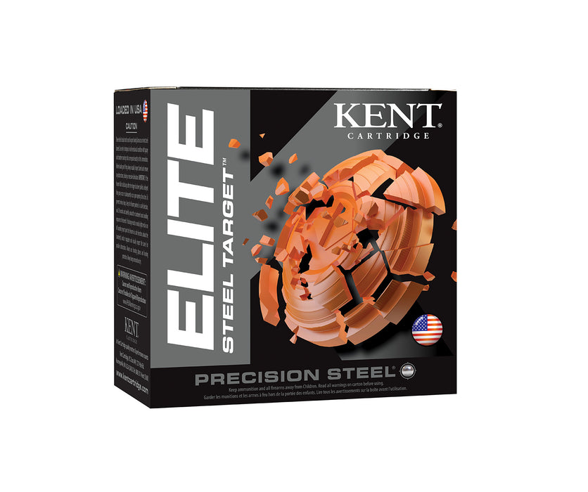 Kent Cartridge E12ST287 Elite Steel Target 12 Gauge 2.75" 1 oz 1290 fps 7 Shot 25 Bx/10 Cs