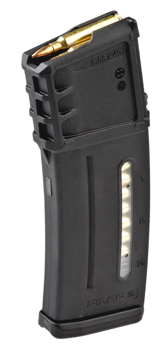 Magpul MAG234-BLK PMAG MagLevel 30rd Detachable w/Capacity Window 223 Rem/5.56x45mm NATO Fits H&K G36 Black Polymer