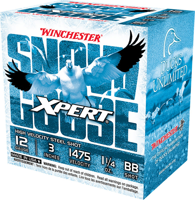 Winchester Ammo WXS123BB Xpert Snow Goose High Velocity 12 Gauge 3" 1 1/4 oz 1475 fps BB Shot 25 Bx/10 Cs