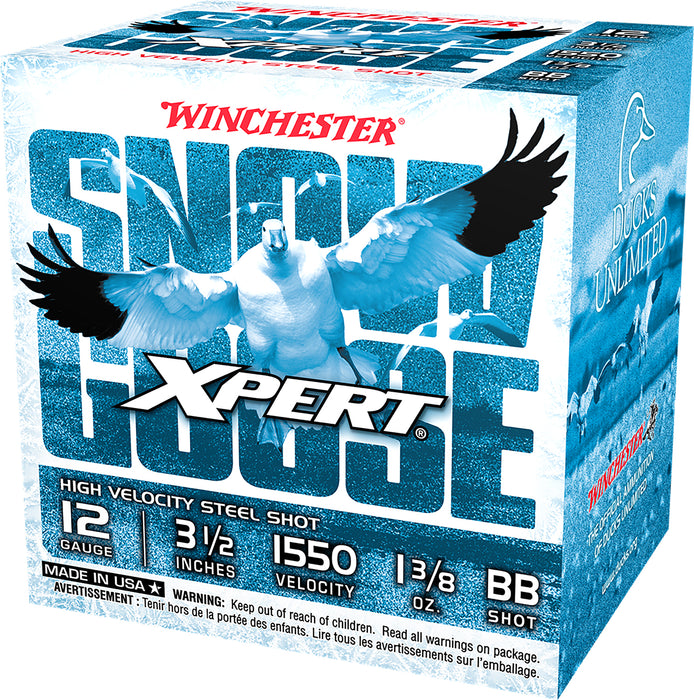 Winchester Ammo WXS12LBB Xpert Snow Goose High Velocity 12 Gauge 3.50" 1 3/8 oz 1550 fps BB Shot 25 Bx/10 Cs