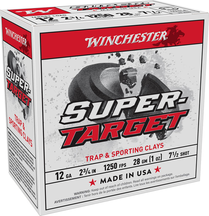 Winchester Ammo TRGT12507 Super-Target Light Target 12Gauge 2.75" 1oz 7.5Shot
