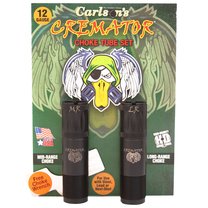 Carlson's Choke Tubes 11632 Cremator  12 Gauge Mid-Range Long Range Non-Ported 17-4 Stainless Steel