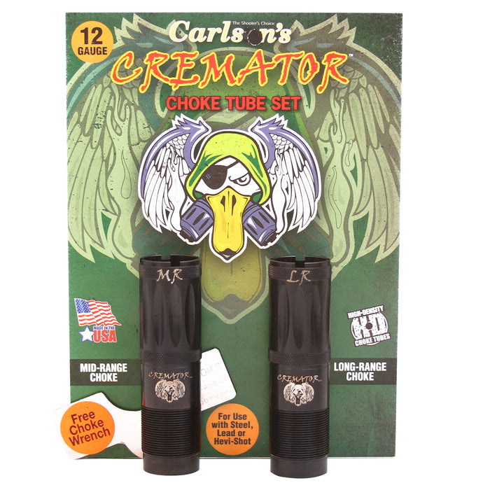 Carlson's Choke Tubes 11642 Cremator  12 Gauge Mid-Range Long Range Non-Ported 17-4 Stainless Steel