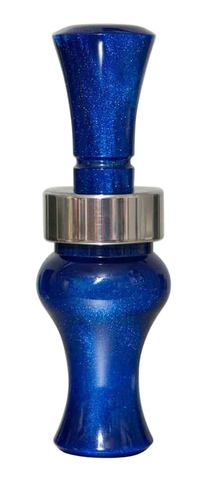 Echo Calls 79014 Meat Hanger  Double Reed Mallard Sounds Attracts Ducks Blue Pearl Acrylic