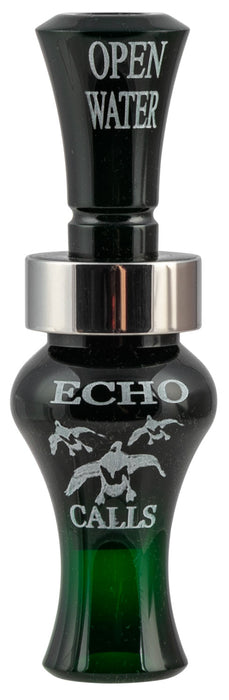 Echo Calls 77764 Open Water  Open Call Single Reed Mallard Hen Sounds Attracts Ducks Dark Green Acrylic