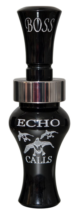 Echo Calls 80002 Boss  Open Call Single Reed Mallard Sounds Attracts Ducks Black Acrylic