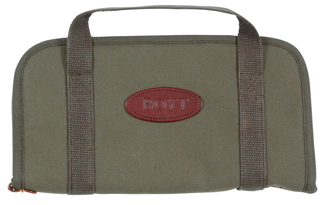 Boyt Harness 0PP640009 Rectangular Pistol Rug OD Green Canvas Holds Handgun