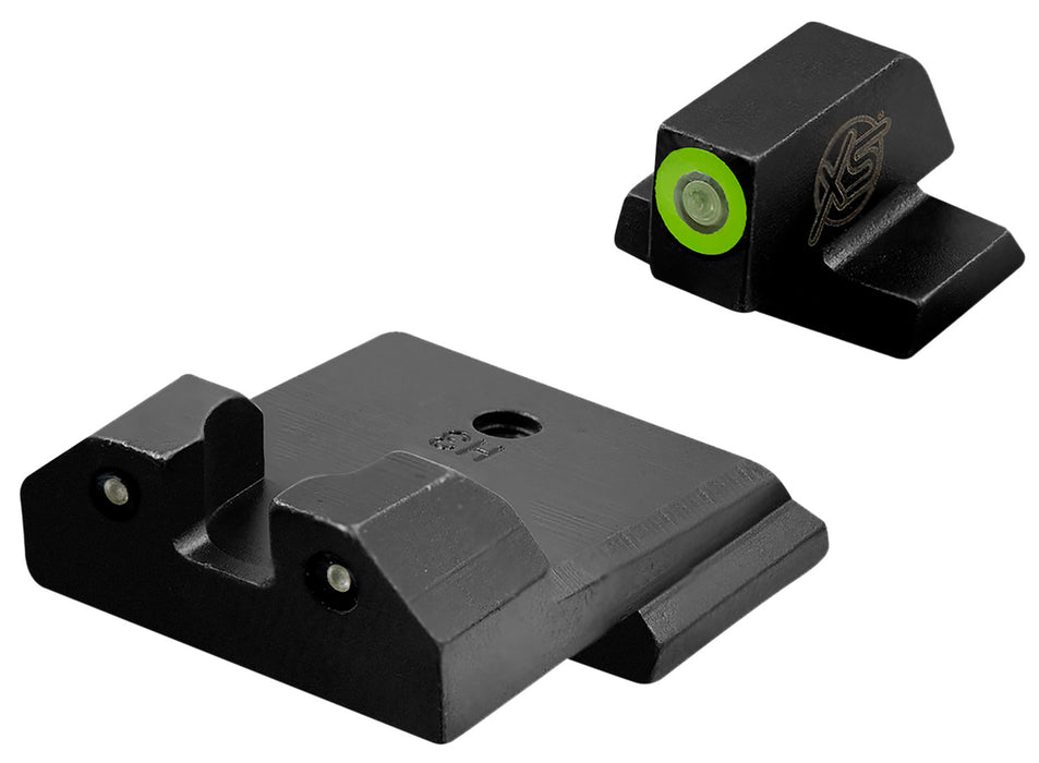 XS Sights SWR033S6G R3D Night Sights- Smith & Wesson  Black | Green Tritium Green  Outline Front Sight Green Tritium  Rear Sight