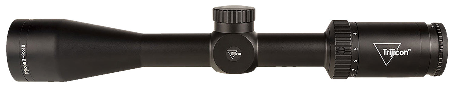 Trijicon 2700004 Huron  Satin Black 3-9x 40mm 1" Tube German #4 Crosshair Reticle