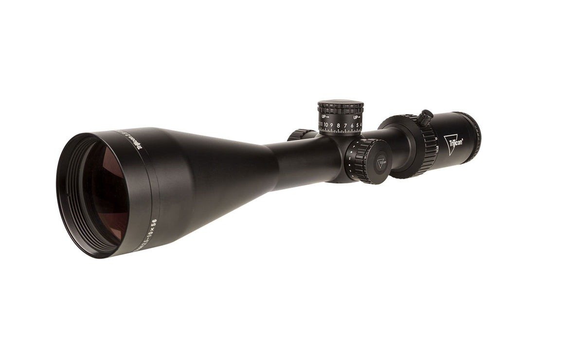 Trijicon 2900028 Credo HX  Satin Black 2.5-10x56mm 30mm Tube LED Illuminated Green MOA Precision Hunter Reticle