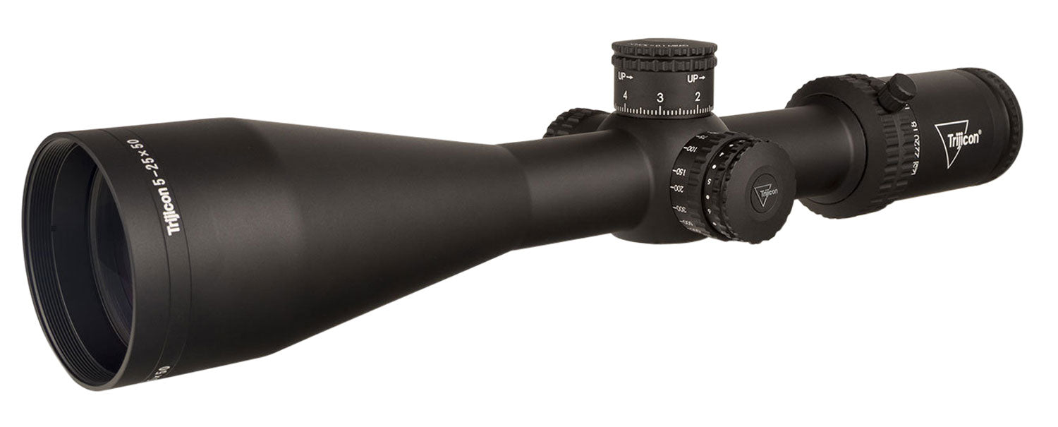 Trijicon 3000011 Tenmile  Matte Black 5-25x50mm 30mm Tube LED Illuminated Red MRAD Center Dot Reticle